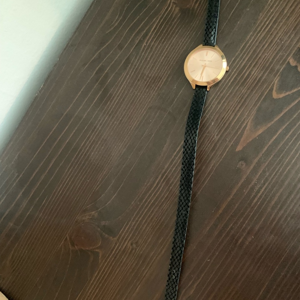 Michael Kors Gold and Black Women's Watch